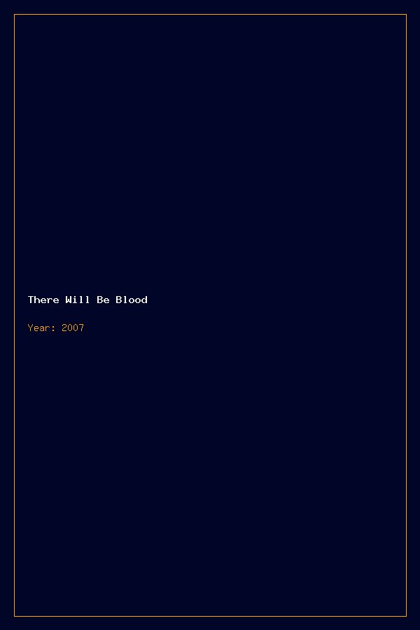There Will Be Blood
